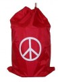 Nylon Laundry Bag With Peace Symbol